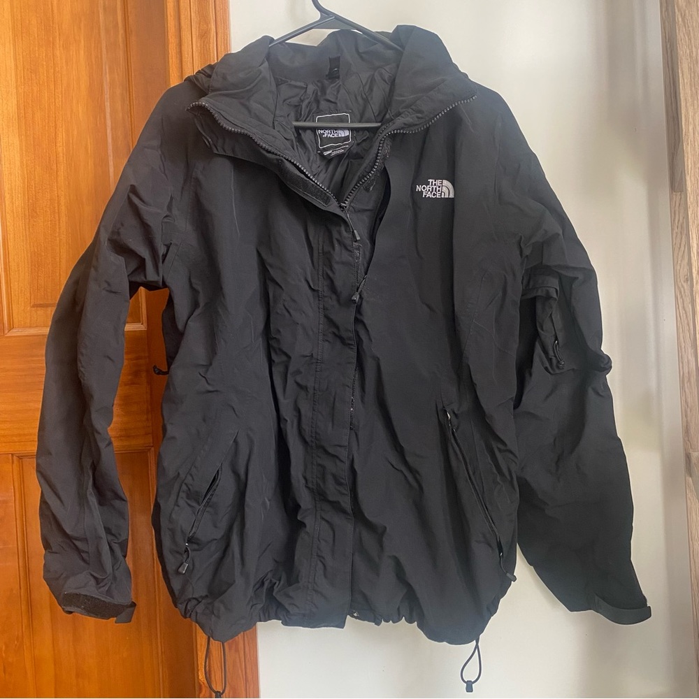 North face outer layer of jacket